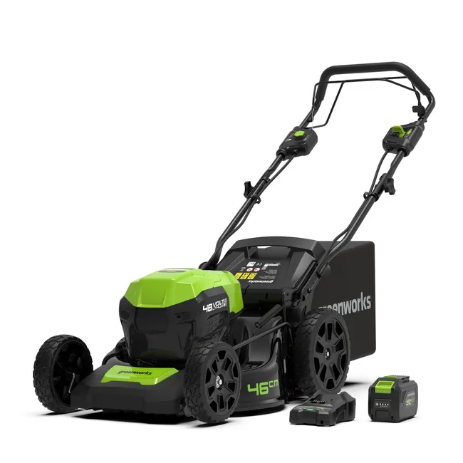 Tondeuse GREENWORKS sur batterie 48V - 46cm