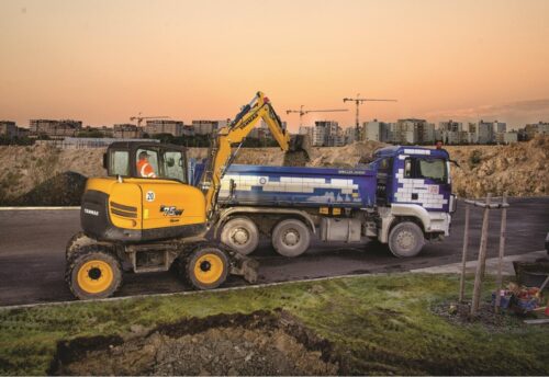 Mini-pelle thermique canopy sur chenilles - 1,67 t